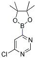 4-CHLORO-6-(4,4,5,5-TETRAMETHYL-1,3,2-DIOXABOROLAN-2-YL)PYRIMIDINE Struktur