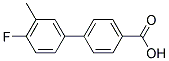 4'-FLUORO-3'-METHYLBIPHENYL-4-CARBOXYLIC ACID Struktur