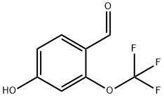 4-HYDROXY-2-(TRIFLUOROMETHOXY)BENZALDEHYDE Struktur