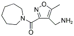 [3-(1-AZEPANYLCARBONYL)-5-METHYL-4-ISOXAZOLYL]METHANAMINE Struktur