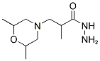 3-(2,6-DIMETHYLMORPHOLIN-4-YL)-2-METHYLPROPANOHYDRAZIDE Struktur