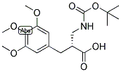 (R)-2-(TERT-BUTOXYCARBONYLAMINO-METHYL)-3-(3,4,5-TRIMETHOXY-PHENYL)-PROPIONIC ACID Struktur