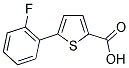 5-(2-FLUOROPHENYL)-2-THIOPHENECARBOXYLIC ACID Struktur