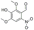 3-HYDROXY-2,4-DIMETHOXY-6-NITRO-BENZALDEHYDE Struktur