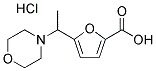 5-(1-MORPHOLIN-4-YL-ETHYL)-FURAN-2-CARBOXYLIC ACID HYDROCHLORIDE Struktur