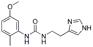 N-[2-(1H-IMIDAZOL-4-YL)ETHYL]-N'-(5-METHOXY-2-METHYLPHENYL)UREA Struktur