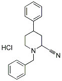 1-BENZYL-2-CYANO-4-PHENYLPIPERIDINE HYDROCHLORIDE Struktur