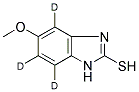 2-MERCAPTO-5-METHOXYBENZIMIDAZOLE-4,6,7-D3 Struktur