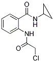 2-[(CHLOROACETYL)AMINO]-N-CYCLOPROPYLBENZAMIDE Struktur