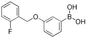 3-(2'-FLUOROBENZYLOXY)PHENYLBORONIC ACID Struktur