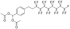 4-(1H,1H,2H,2H-PERFLUORODECYL)-1-(DIACETOXYIODO)BENZENE Struktur