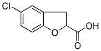 5-CHLORO-2,3-DIHYDRO-1-BENZOFURAN-2-CARBOXYLIC ACID Struktur