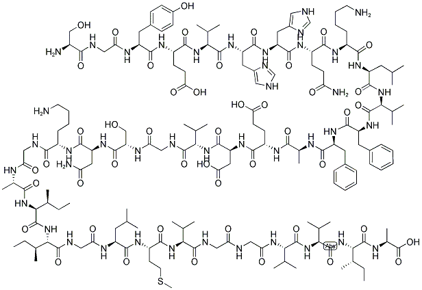 BETA-AMYLOID (8-42) Struktur