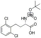 (S)-2-TERT-BUTOXYCARBONYLAMINO-4-(2,6-DICHLORO-PHENYL)-BUTYRIC ACID Struktur