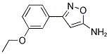 3-(3-ETHOXY-PHENYL)-ISOXAZOL-5-YLAMINE Struktur