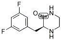 (S)-3-(3,5-DIFLUORO-BENZYL)-PIPERAZIN-2-ONE Struktur