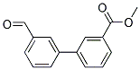 METHYL 3'-FORMYL[1,1'-BIPHENYL]-3-CARBOXYLATE Struktur