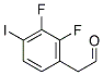 2,3-DIFLUORO-4-IODO-PHENYLACETALDEHYDE Struktur