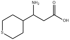 3-AMINO-3-(TETRAHYDRO-THIOPYRAN-4-YL)-PROPIONIC ACID Struktur