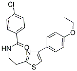 4-CHLORO-N-{2-[4-(4-ETHOXYPHENYL)-1,3-THIAZOL-2-YL]ETHYL}BENZAMIDE Struktur