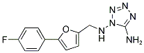 N1-((5-(4-FLUOROPHENYL)-2-FURYL)METHYL)-1H-TETRAZOLE-1,5-DIAMINE Struktur