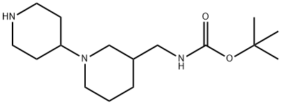 4-(3-METHYLAMINOPIPERIDIN-1-YL, 3-BOC PROTECTED)PIPERIDINE Struktur