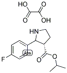 ISOPROPYL (3S)-2-(4-FLUOROPHENYL)-3-PYRROLIDINECARBOXYLATE OXALATE Struktur