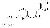 N-BENZYL(6-(4-FLUOROPHENYL)PYRIDIN-2-YL)METHANAMINE Struktur