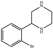 2-(2-BROMO-PHENYL)-PIPERAZINE Struktur