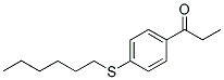1-[4-(HEXYLSULFANYL)PHENYL]-1-PROPANONE Struktur