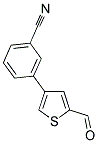 3-(5-FORMYL-3-THIENYL)BENZONITRILE Struktur