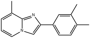 2-(3,4-DIMETHYL-PHENYL)-8-METHYL-IMIDAZO[1,2-A]PYRIDINE Struktur