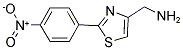 C-[2-(4-NITRO-PHENYL)-THIAZOL-4-YL]-METHYLAMINE Struktur