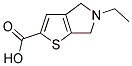 5-ETHYL-5,6-DIHYDRO-4H-THIENO[2,3-C]PYRROLE-2-CARBOXYLIC ACID Struktur