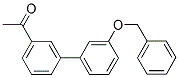 1-[3'-(BENZYLOXY)[1,1'-BIPHENYL]-3-YL]ETHANONE Struktur