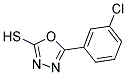 5-(3-CHLOROPHENYL)-1,3,4-OXADIAZOLE-2-THIOL Struktur