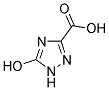 5-HYDROXY-1H-1,2,4-TRIAZOLE-3-CARBOXYLIC ACID Struktur