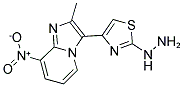 [4-(2-METHYL-8-NITRO-IMIDAZO[1,2-A]PYRIDIN-3-YL)-THIAZOL-2-YL]-HYDRAZINE Struktur