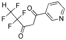 4,4,5,5-TETRAFLUORO-1-PYRIDIN-3-YLPENTANE-1,3-DIONE Struktur