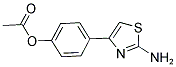 ACETIC ACID 4-(2-AMINO-THIAZOL-4-YL)-PHENYL ESTER Struktur