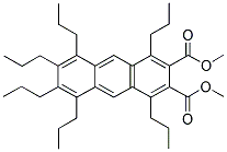 DIMETHYL 1,4,5,6,7,8-HEXAPROPYLANTHRACENE-2,3-DICARBOXYLATE Struktur