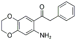 1-(7-AMINO-2,3-DIHYDRO-BENZO[1,4]DIOXIN-6-YL)-2-PHENYL-ETHANONE Struktur