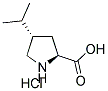 (+/-)-TRANS-4-ISOPROPYLPYRROLIDINE-3-CARBOXYLIC ACID HYDROCHLORIDE Struktur