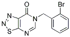 6-(2-BROMOBENZYL)[1,2,3]THIADIAZOLO[5,4-D]PYRIMIDIN-7(6H)-ONE Struktur