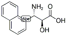 3-(S)-AMINO-2-(S)-HYDROXY-3-NAPHTHALEN-1-YL-PROPIONIC ACID Struktur