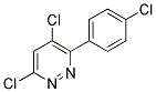 4,6-DICHLORO-3-(4-CHLOROPHENYL)PYRIDAZINE Struktur