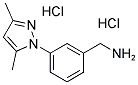 [3-(3,5-DIMETHYL-1H-PYRAZOL-1-YL)BENZYL]AMINE DIHYDROCHLORIDE Struktur