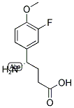 (S)-4-AMINO-4-(3-FLUORO-4-METHOXYPHENYL)BUTANOIC ACID Struktur