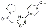 4-(4-METHOXYPHENYL)-2-(2-OXO-2-PYRROLIDIN-1-YLETHYL)-1,3-THIAZOLE Struktur