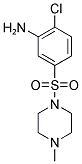 2-CHLORO-5-[(4-METHYLPIPERAZIN-1-YL)SULFONYL]ANILINE Struktur